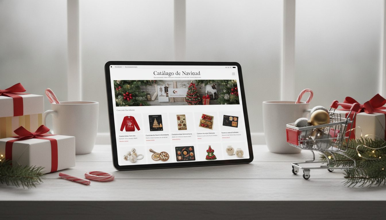 Catálogo de Navidad tienda online: cómo hacerlo paso a paso
