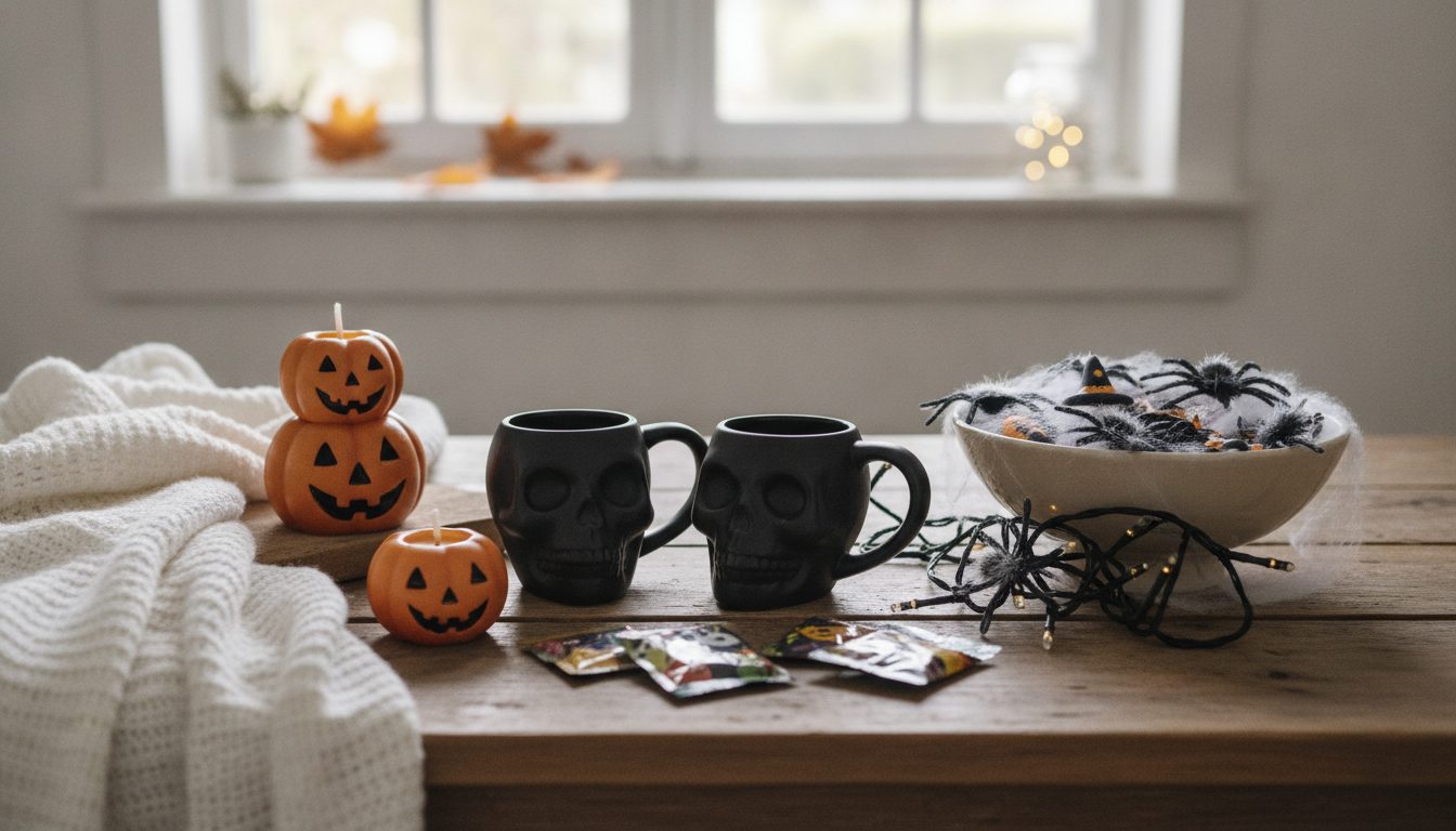 Achtergrond foto veranderen: Halloween-productfoto's