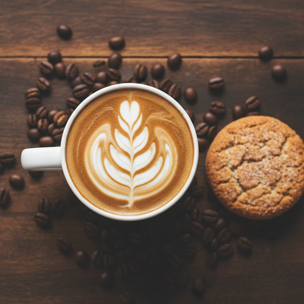 Café latte art cenital